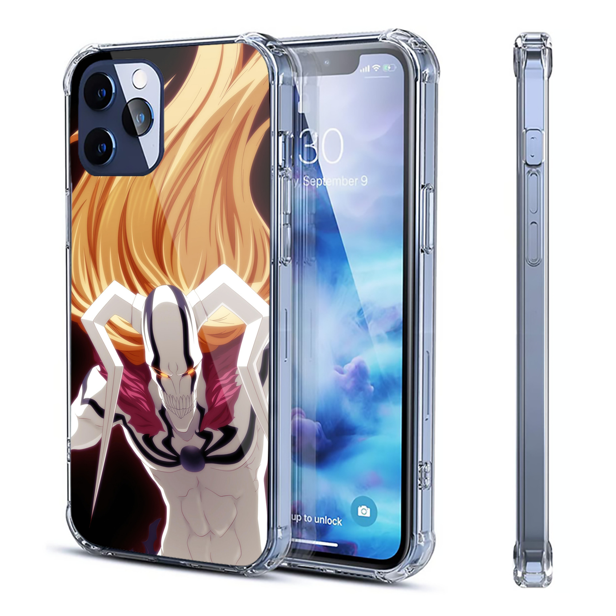 （画像用） ブリーチ BLEACH 【iPhone 12シリーズ対応】透明スマホケース（クリアソフトケース）